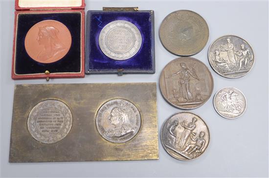 19th century commemorative medals,